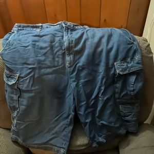 Men’s Light Blue Denim Shorts